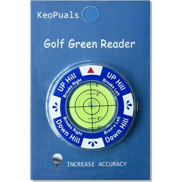 Golf Ball Marker - Golf Green Reader with Level Golf Accessories - Picture 6 of 8